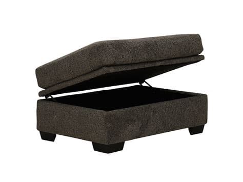 Bailey Charcoal Ottoman